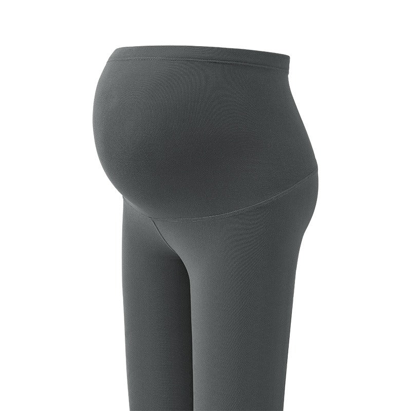 Pregnant Women's Shark Pants Do Not Drop Off Leggings Double Sided Brushed Large Size 100kg High Waist Hip Lifting Barbie Pants